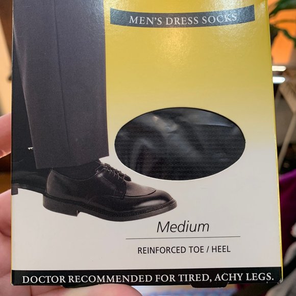 FUTURO Support Socks - Men's Compression Socks - Brown Size M - Firm 20-30 mm/Hg - Picture 3 of 6